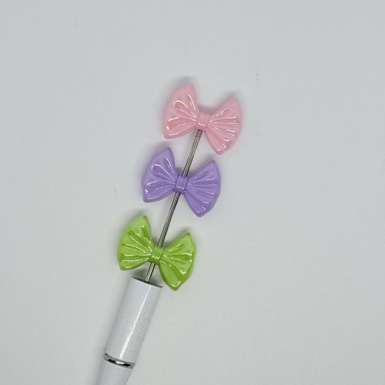 B113 볼펜꾸미기 볼꾸 동대문 꾸미기 DIY 컬러 리본 발레코어