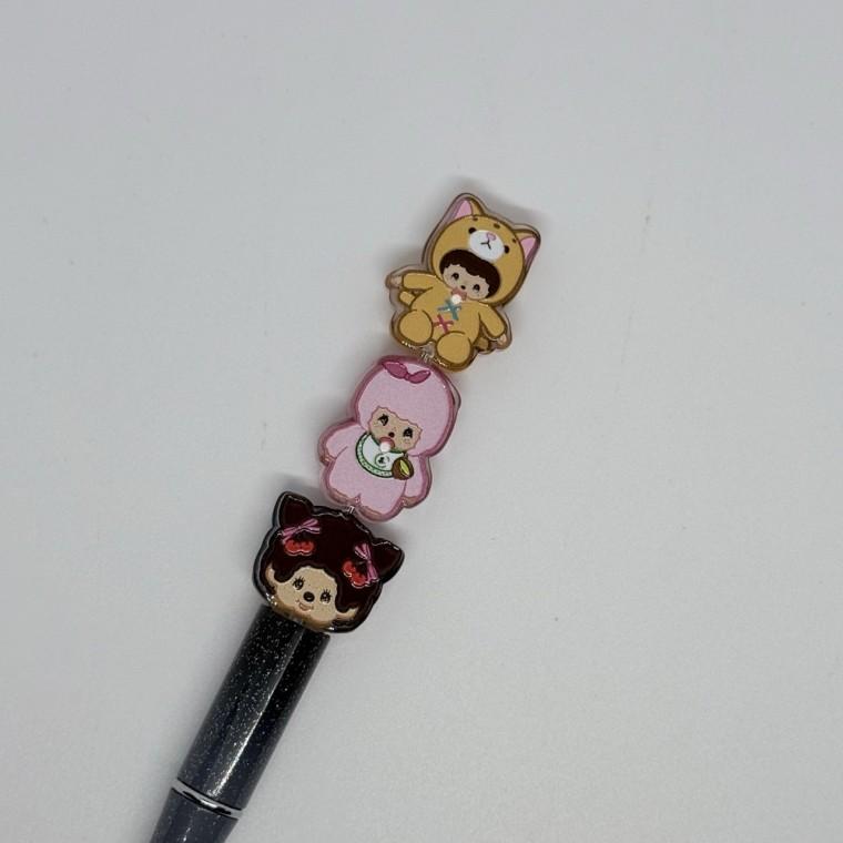B125 볼펜꾸미기 볼꾸 동대문 꾸미기 DIY 캐릭터 몬치치 애니메이션 캐릭터