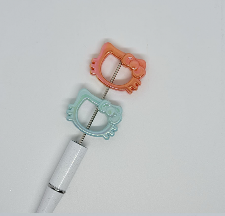 B133 볼펜꾸미기 볼꾸 동대문 꾸미기 DIY KT 고양이 페이스 라인 야옹 케이스