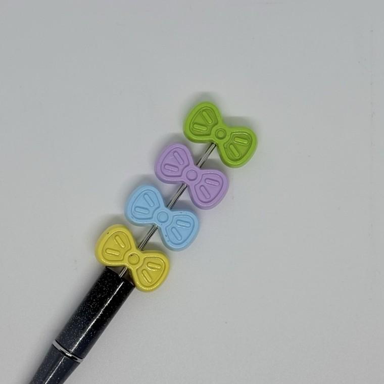 B135 볼펜꾸미기 볼꾸 동대문 꾸미기 DIY KT 고양이 리본 발레코어 포인트 쁘띠