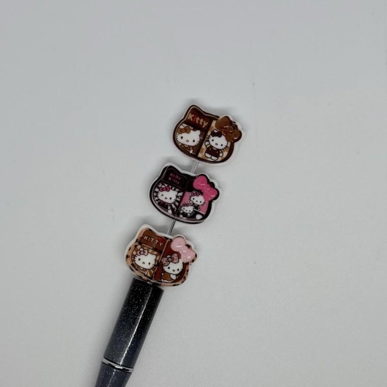 B137 볼펜꾸미기 볼꾸 동대문 꾸미기 DIY 초콜렛 초콜릿 KT 고양이 사탕