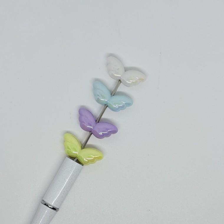 B140 볼펜꾸미기 볼꾸 동대문 꾸미기 DIY 날개 천사 미니 파스텔