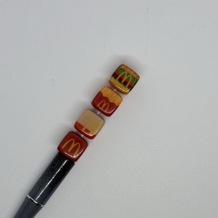 B143 볼펜꾸미기 볼꾸 동대문 꾸미기 DIY 햄버거 mc 인스턴트