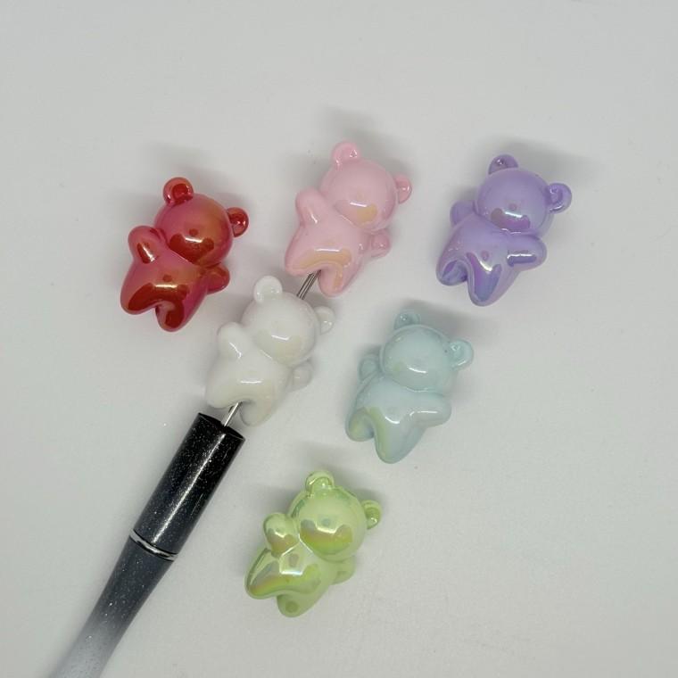 B159 볼펜꾸미기 볼꾸 동대문 꾸미기 DIY 파츠 곰돌이 테디베어 곰 미니 귀여운