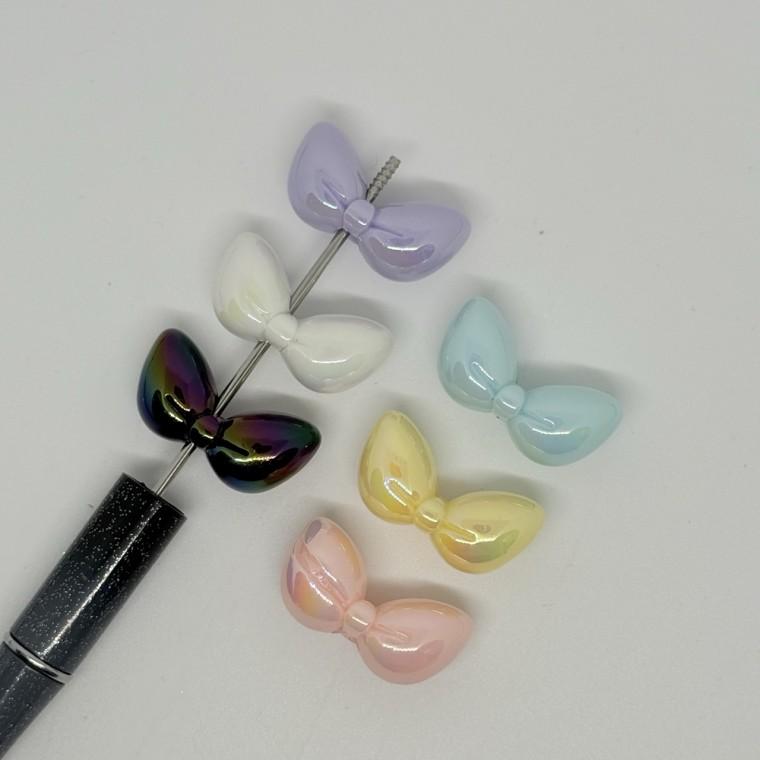 B168 볼펜꾸미기 볼꾸 동대문 꾸미기 DIY 컬러 쁘띠 리본 새싹 꽃잎 미니