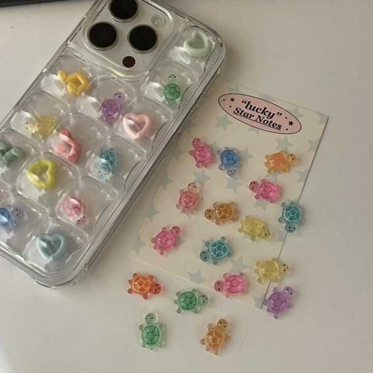 미디움(1.5cm) 거북이 터틀 여름 바다 해변 아쿠아리움 포코포코 키캡파츠 키캡 꾸미기 DIY 파츠 동물
