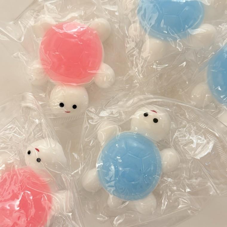 행운 거북이 터틀 슬랑이 말랑이 스퀴시 크런치 왁뿌볼 슬라임 스트레스해소 왁스볼 왁스 ASMR
