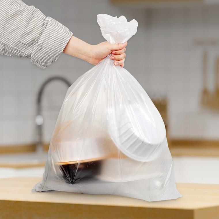 재활용 비닐봉투 50매 35L 50x70cm/쓰레기 분리수거함 봉지 1회용 일회용