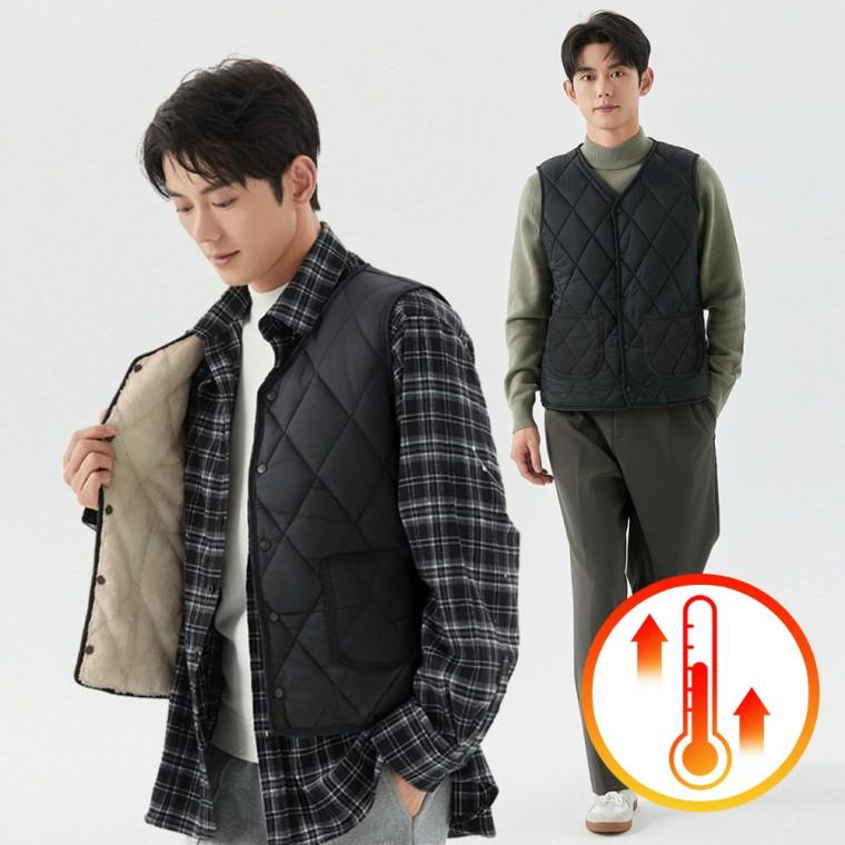겨울 방한 베스트 양털 뽀글이 깔깔이 발열 조끼