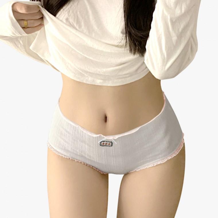 여성 사각 팬티 편한 레이스 패턴 맥시  5컬러
