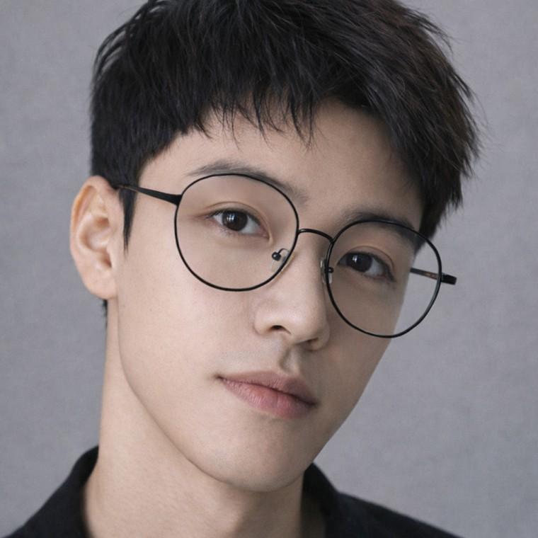 남자 패션안경 눈보호 블루라이트 얇은 금테 라운드 안경 4컬러