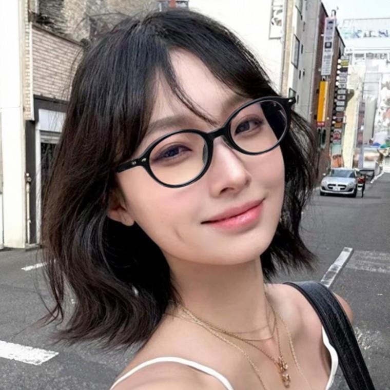 블루라이트 차단 안경 얼굴형에 맞는 얇은뿔테 쌩얼안경 3컬러