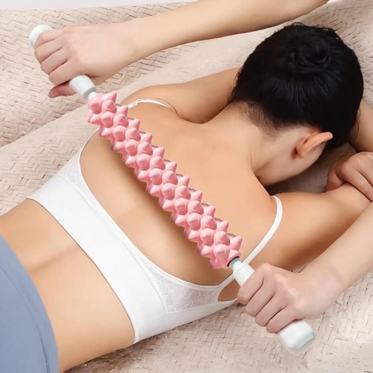 마사지 롤러스틱 목어깨 허벅지 전신 안마용 지압 롤러스틱