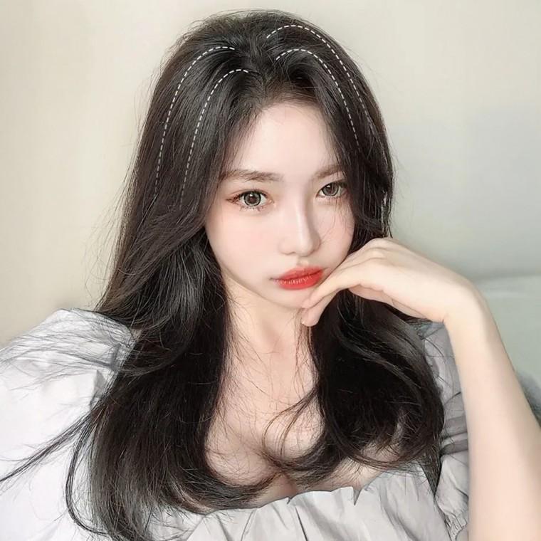 채움 부분가발 시스루뱅 여성 정수리 빈머리 옆머리 볼륨업