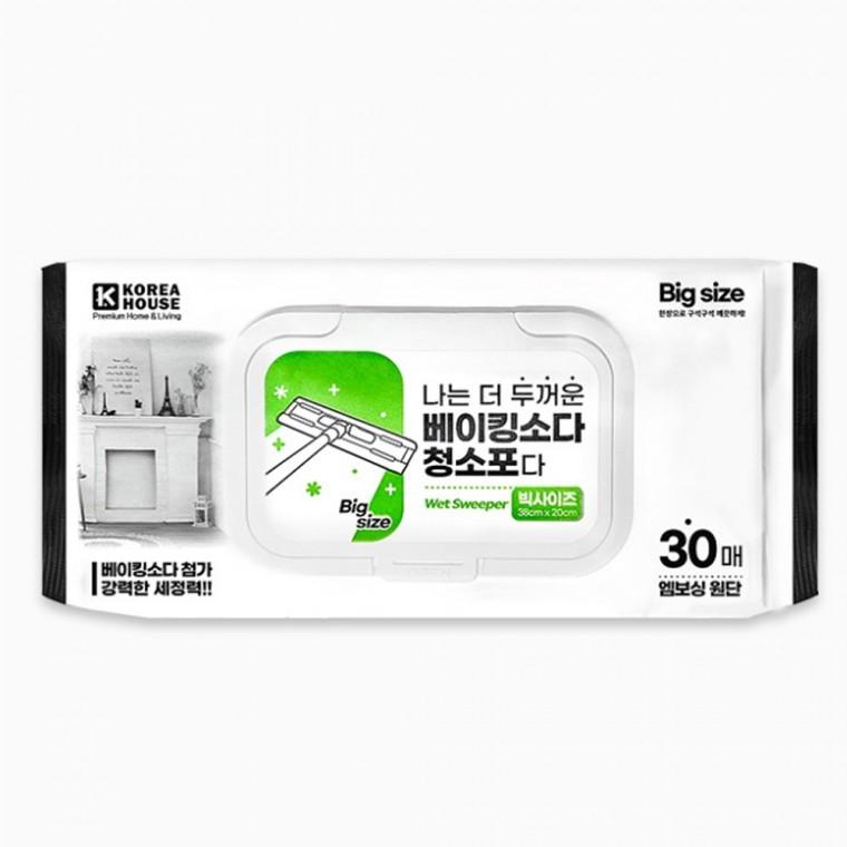 [도매포유]더 두꺼운 베이킹소다 청소포 대형 캡 30매