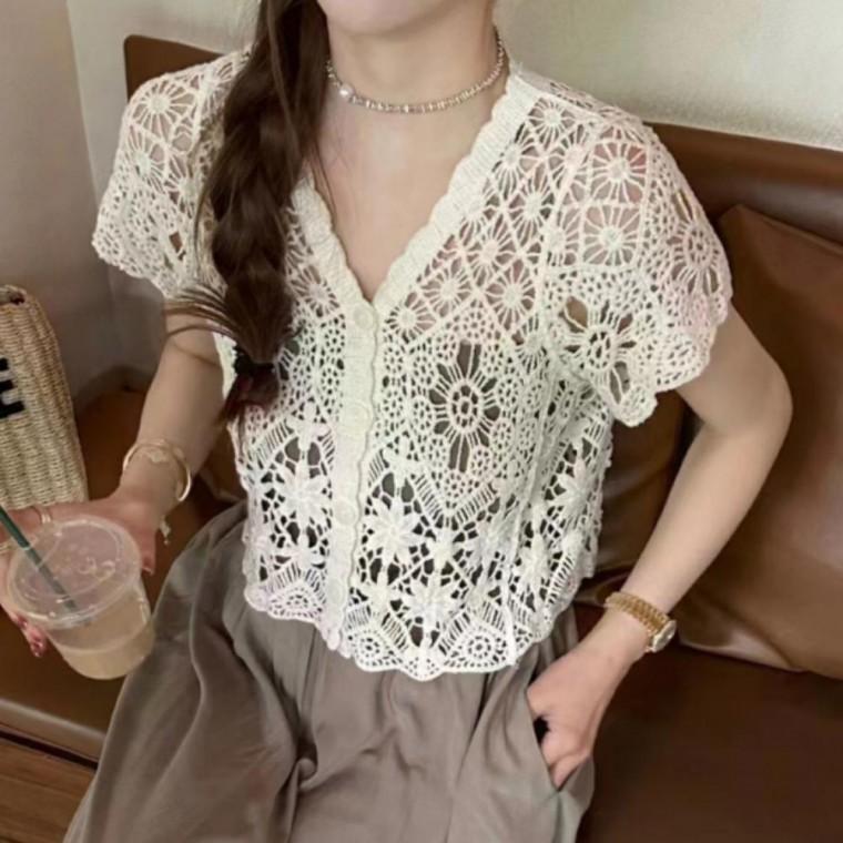 루나 크로셰 빈티지 가디건 여성가디건 크로셰가디건 빈티지가디건 여성크로셰가디건