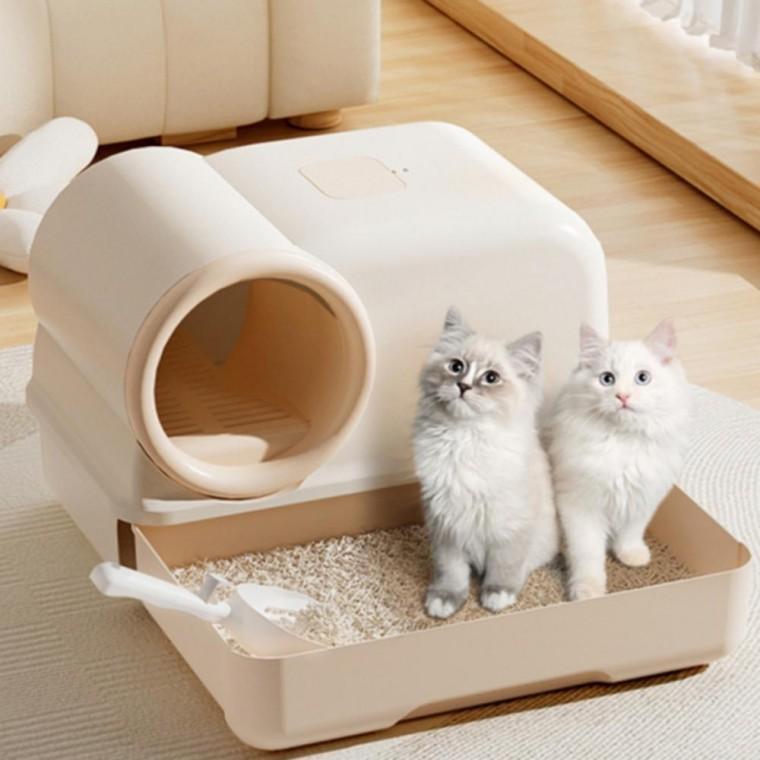 고양이 배변함 화장실 서랍형 냄새방지 심플 대