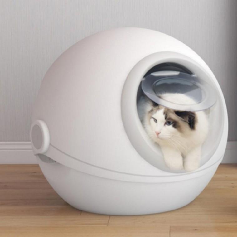 배변통 고양이 화장실 밀폐 냄새 차단 대형