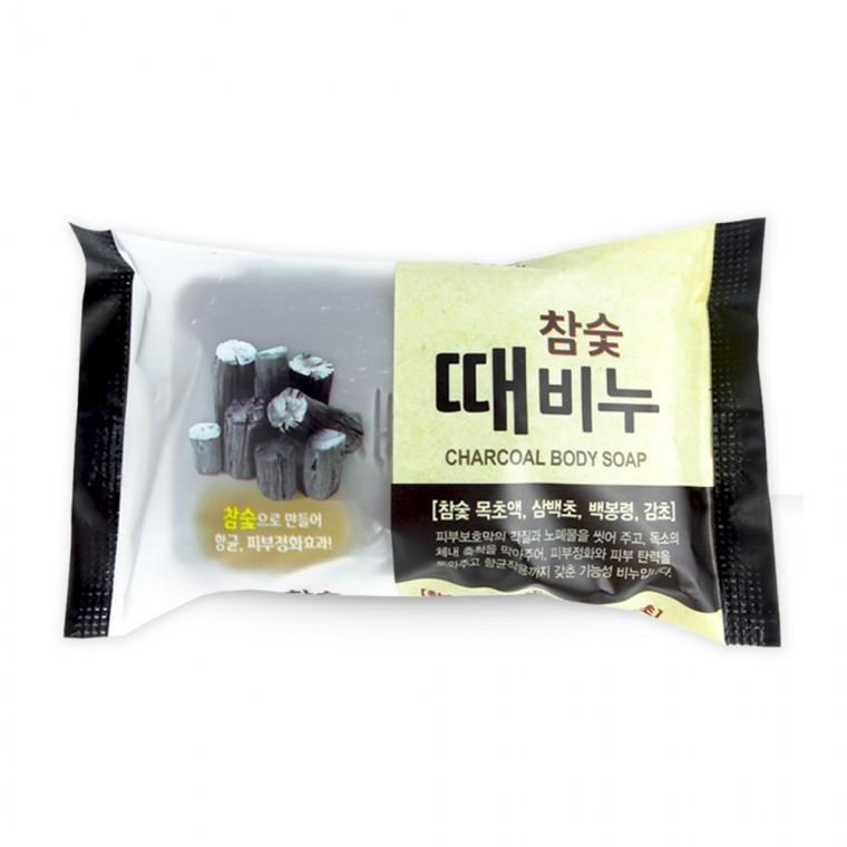 참숯 때비누 1개 바디스크럽 샤워비누 목욕비누 향수때비누