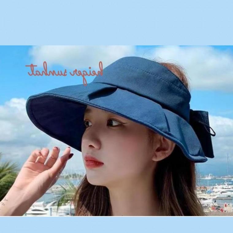 오픈형 여성용선캡 썬캡 탈착 끈조절 편의성 썬캡 여성용선캡 캡모자