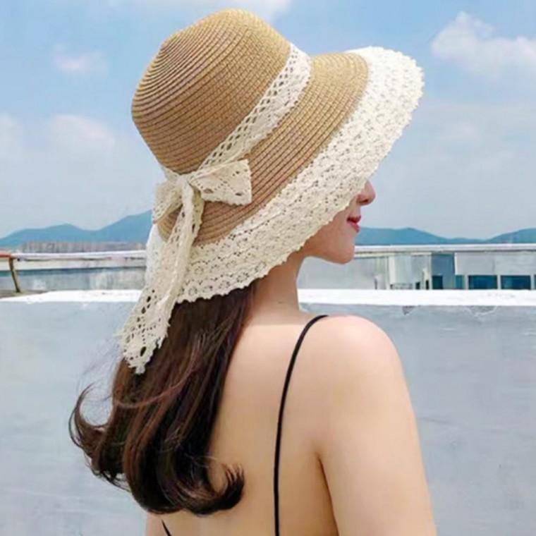 리본 레이스 비치모자 밀짚모자 바캉스 인기 추천