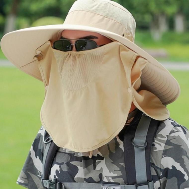 햇빛가리개 빅와이드챙 얼굴풀커버 등산모자 작업모자 밭일모자 넓은챙모자