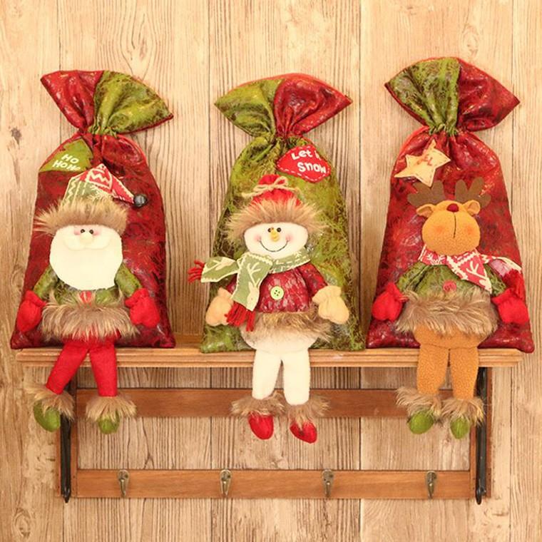 [PK] 크리스마스 산타 주머니 가방 장식 인테리어 Xmas-P2