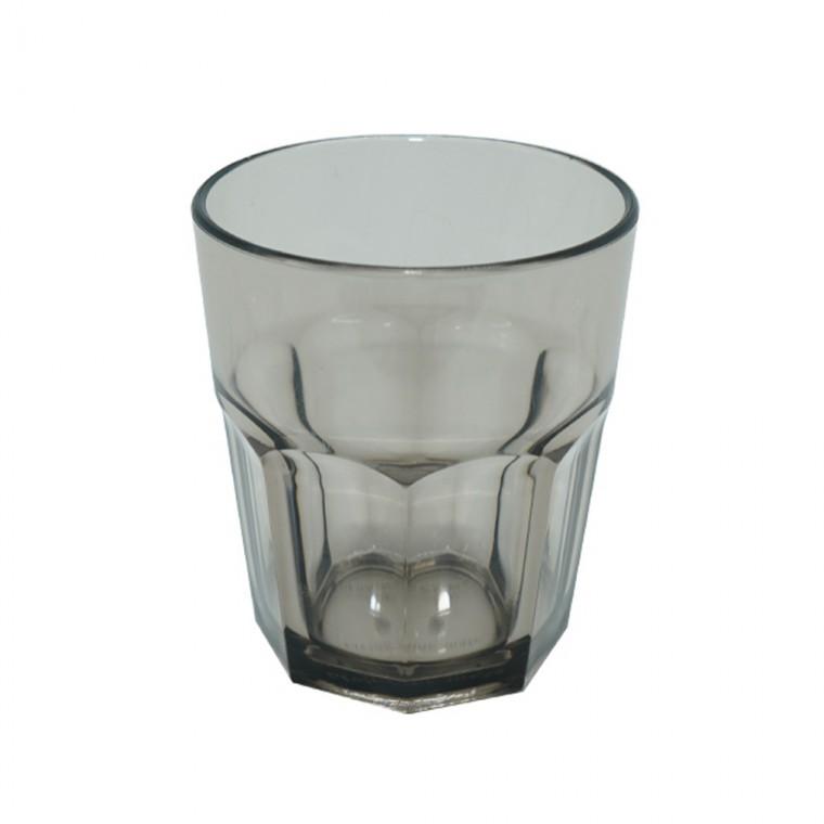 PC 팔각컵 차콜 270mL 안깨지는 플라스틱 식당컵
