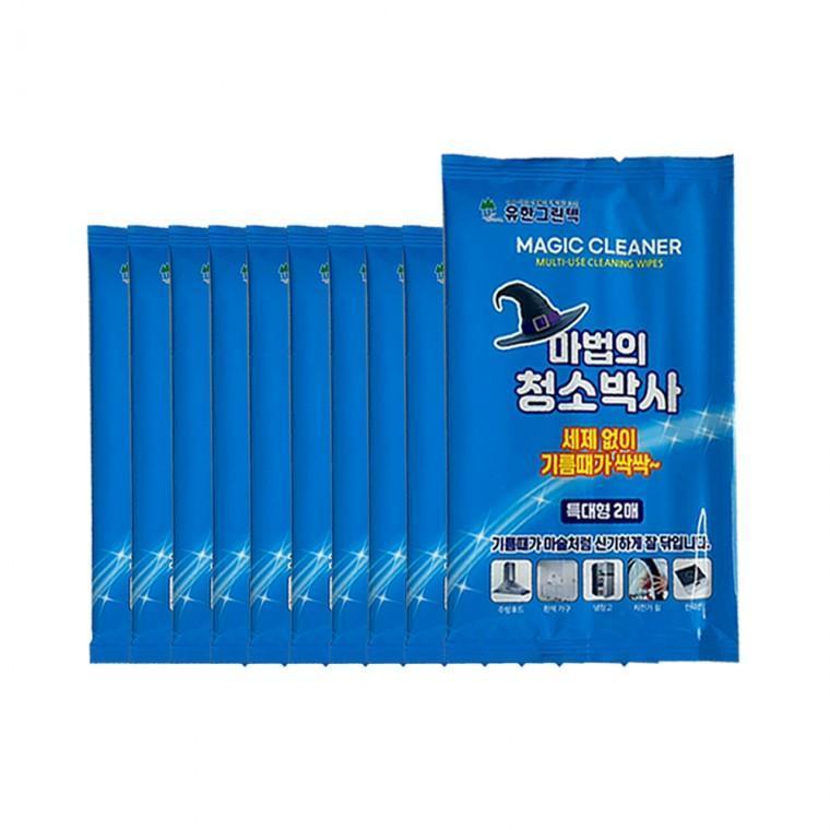 마법의 청소박사 클리너 티슈 특대형 2매입 10개-R