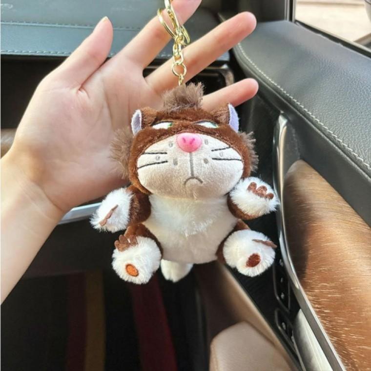 EA 루시퍼 메리 고양이 플러시 인형 펜던트 키링