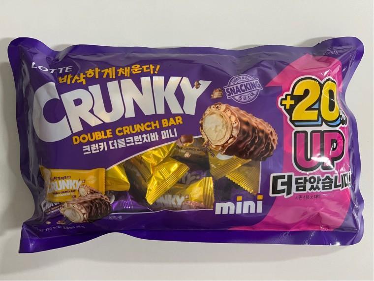 롯데제과크런키더블크런치바 미니 418g