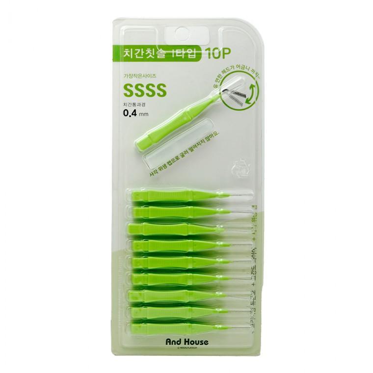 덴탈치간칫솔I형10P0.4(SSSS)8700