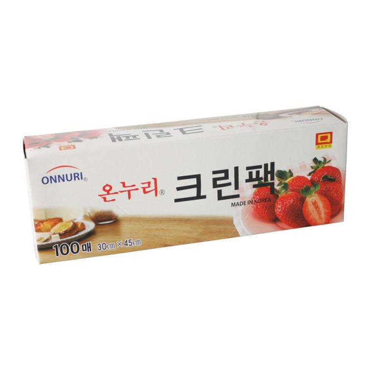 온누리크린팩 특대30x45cm 롤백 위생백 위생팩 위생롤