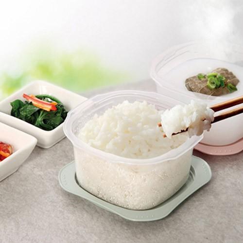 [국내생산]초특가 전자렌지용 밀폐용기 300ml 냉동밥보관용기 반찬통 전자렌지용기밥팩