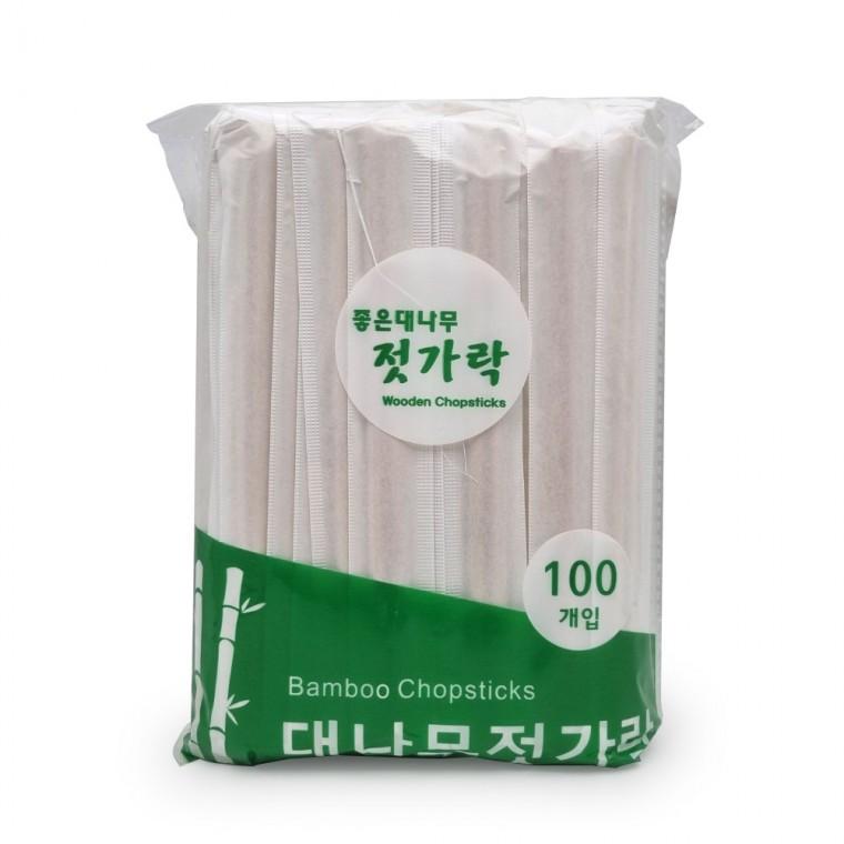 좋은 대나무 젓가락 100p 일회용 고급 캠핑 젓가락