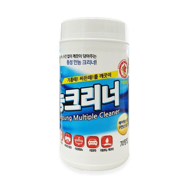 동성 만능 크리너 70매 다용도 티슈형 찌든때 제거제