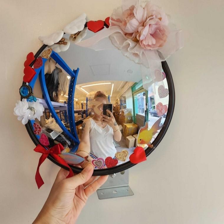 반사경 30cm 볼록렌즈 사이드 거울