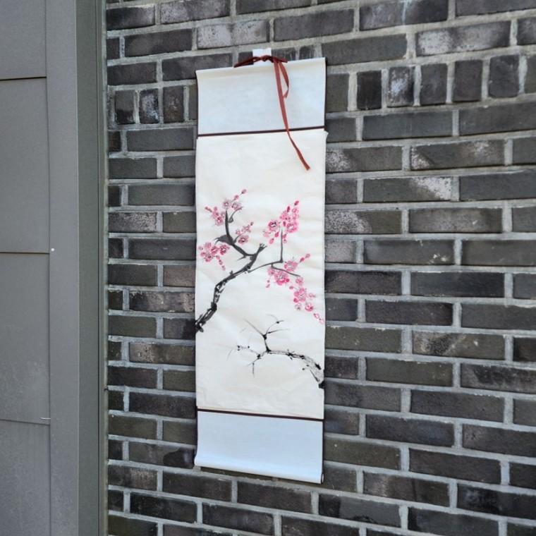 32X95cm 서예 빈 족자 캘리그라피 작품 한옥