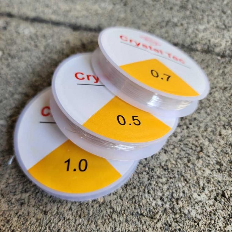 탄성 팔찌만들기 우레탄 줄 0.5mm 0.7mm 1.0mm 3종세트