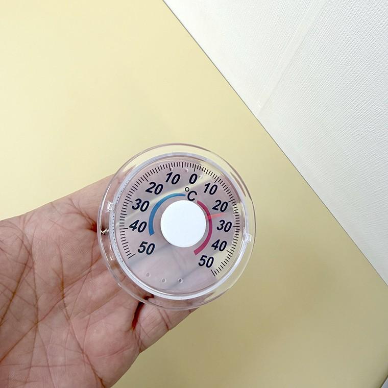 아날로그 원형 온도계 측정도구