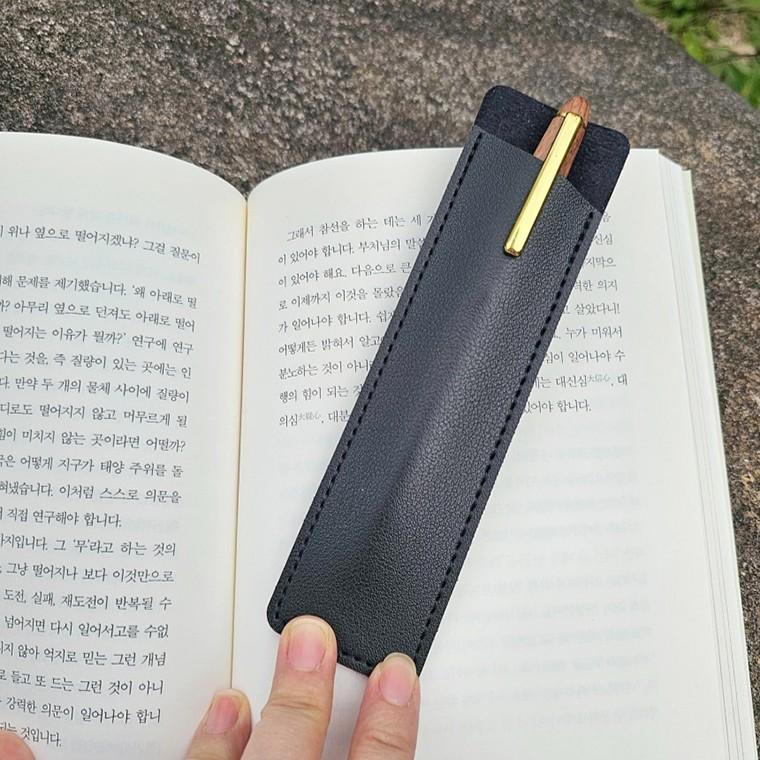PU 슬림 펜케이스 다이어리 책갈피 펜꽂이