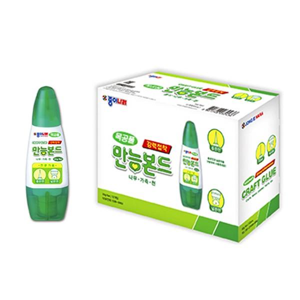 종이나라 강력접착 목공풀 만능본드 30g (12개입)