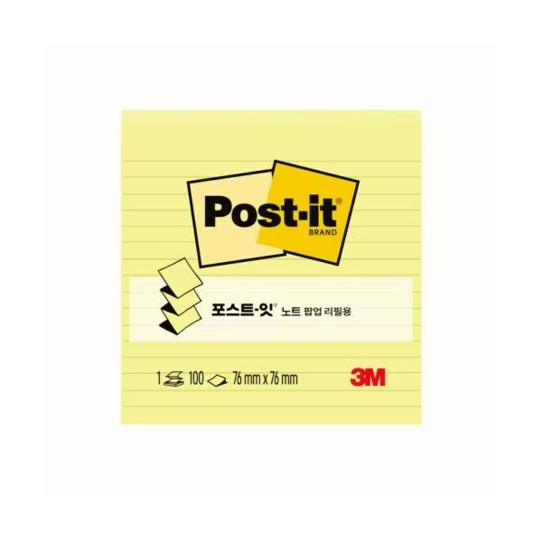 3M  노트 점착메모지 팝업 리필용 KR335 (100매)