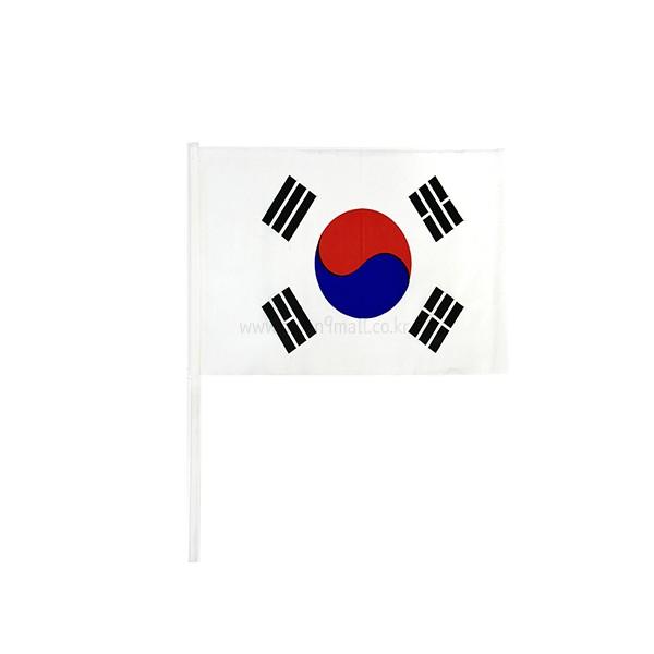 미니 태극기 깃발 비닐 수기 행사용 응원용 (50개입)