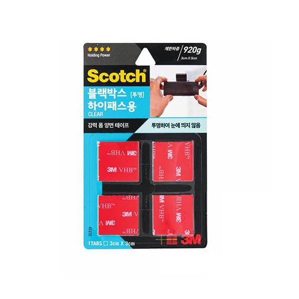 스카치 CLT33 강력 폼 양면테이프(4장)