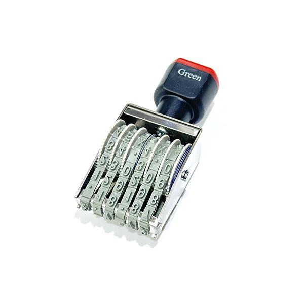 수동 넘버링 스탬프 도장 4mm 6단