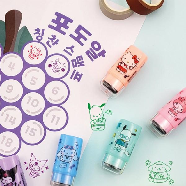 캐릭터즈 사각형 만년스탬프 칭찬도장 (1개)