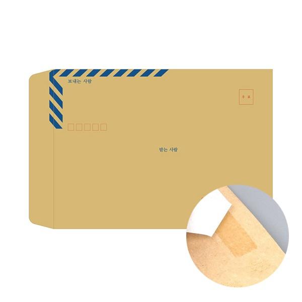 접착식 테이프 행정봉투 각대 서류봉투 가로형 A4 100매