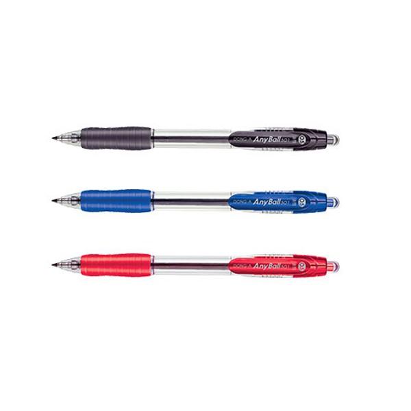 동아 애니볼 501 노크식 유성볼펜 0.5 1.6mm (1타 12개입)