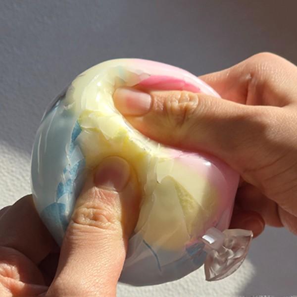 구름 솜사탕 왁뿌 말랑이 왁스코팅 스퀴시 왁뿌볼 (12개입)